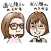 求心顔　遠心顔　似合う眼鏡　メガネ女子　離れ目　より目　寄り目